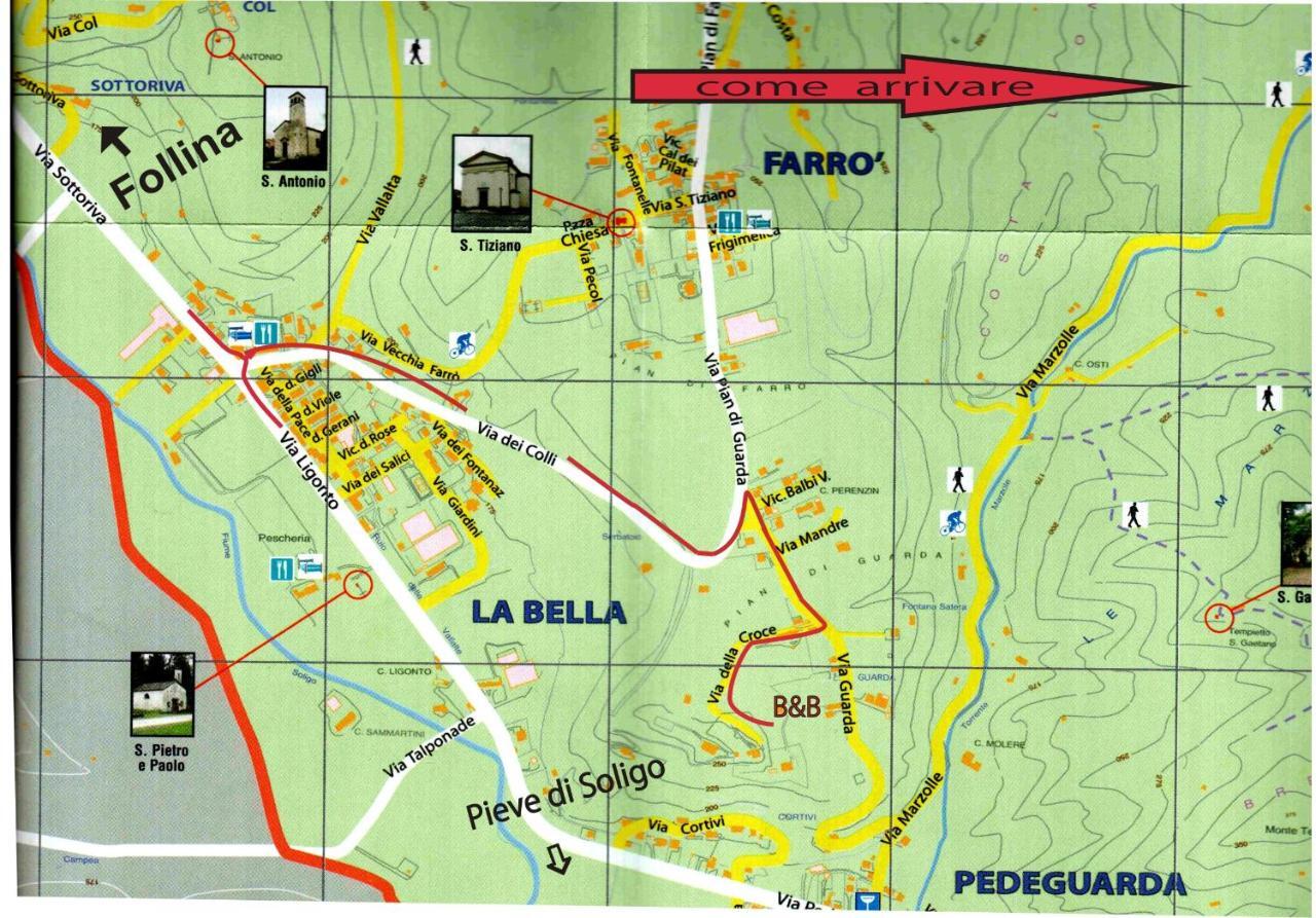 Follina B&B Four Winds מראה חיצוני תמונה